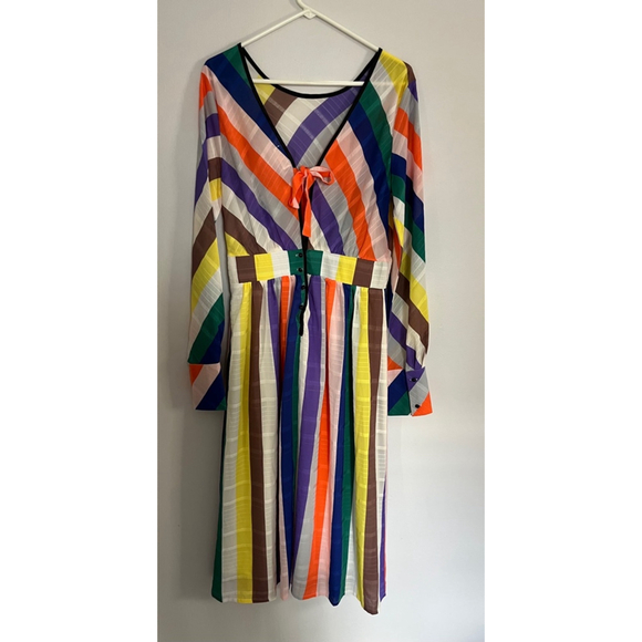 Ghospell NWT color by number midi dress size M - Picture 3 of 12